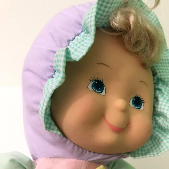 Vintage Doll Soft  Stuffed Squeaker Plush Cloth 14 Inch Puffalump Style - Picture 16 of 16